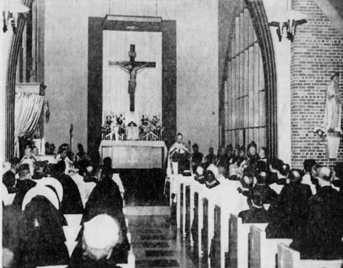 Monastery dedication, 1955